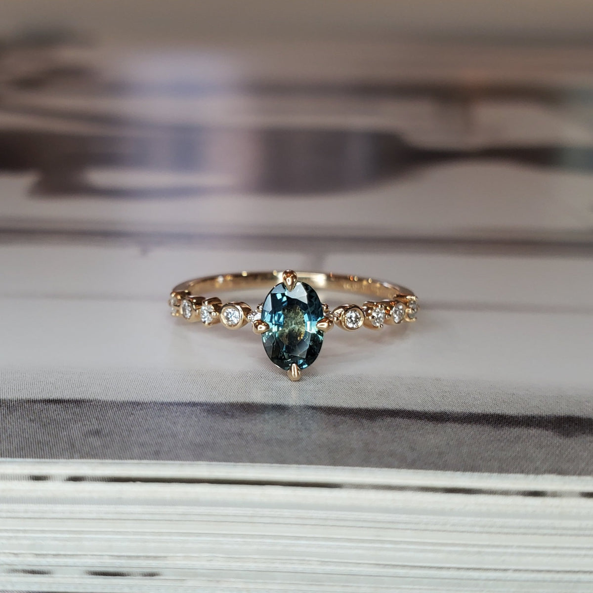 Aqua sapphire ring sale