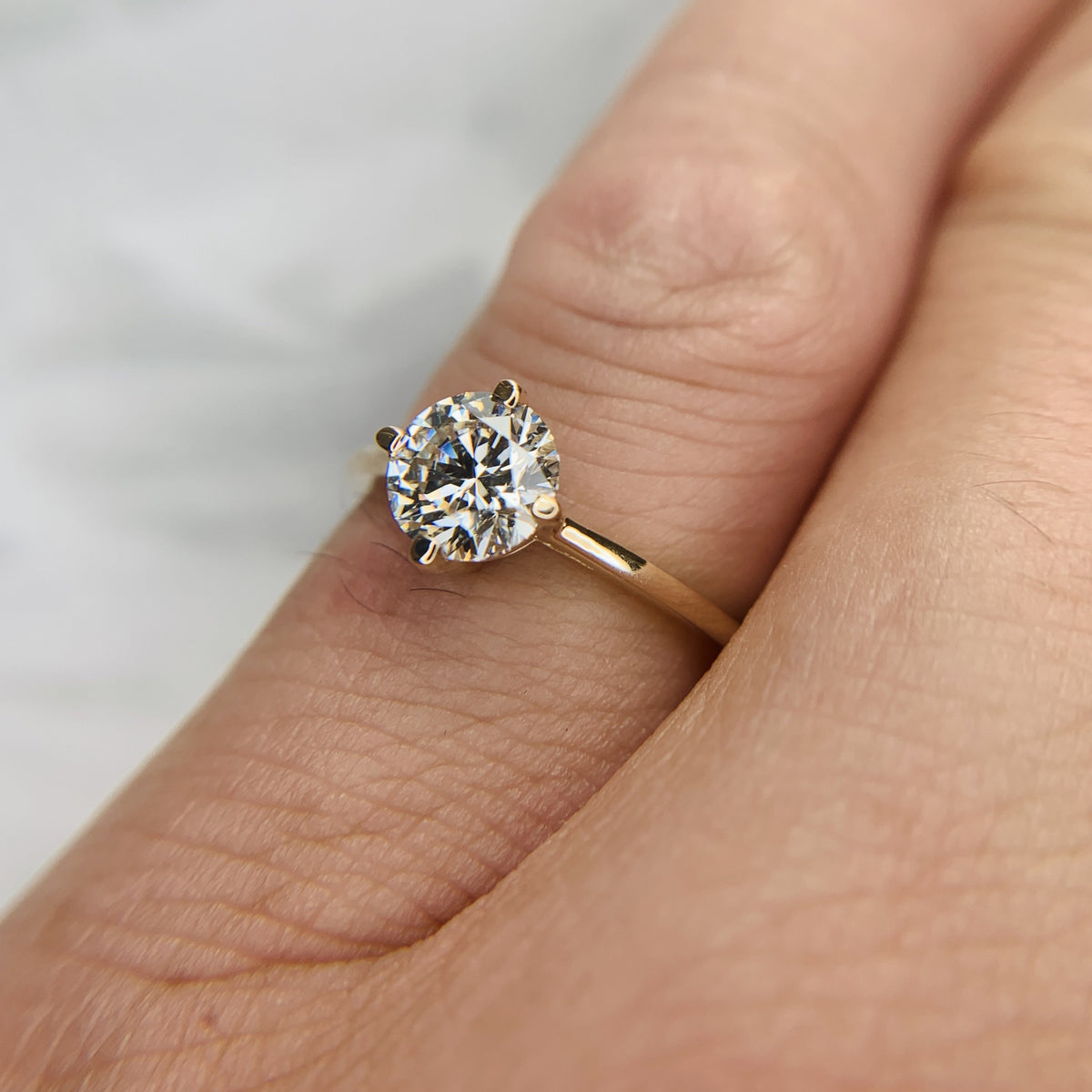 Jessa 1.08ct Oval Lab-Grown Diamond Solitaire Engagement Ring