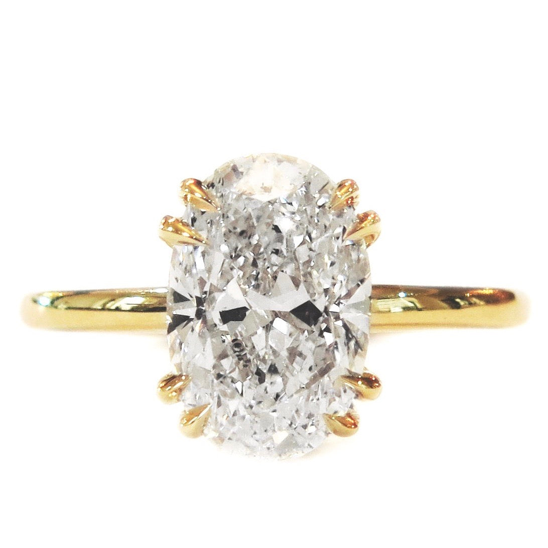 Jessa 1.08ct Oval Lab-Grown Diamond Solitaire Engagement Ring – Unique Engagement  Rings NYC