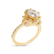 Violette Nature Inspired Sculptural Diamond Ring - Yellow Gold - (1.62ct)