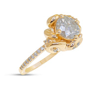 Violette Nature Inspired Sculptural Diamond Ring - Yellow Gold - (1.62ct)