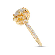 Violette Nature Inspired Sculptural Diamond Ring - Yellow Gold - (1.62ct)