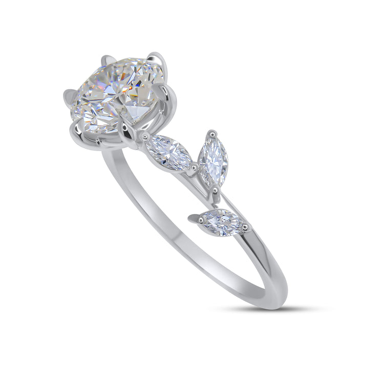 Delphi Nature Inspired Diamond Engagement Ring alternative view