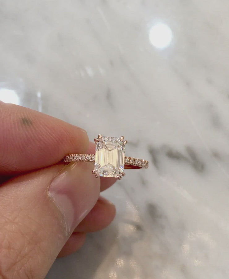 Buy Tri-Diamond Rings | Made with BIS Hallmarked Gold | Starkle